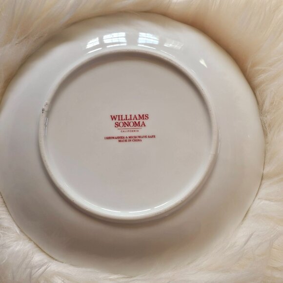 Williams Sonoma TWAS THE NIGHT BEFORE CHRISTMAS Santa Sleigh Salad Plate - Picture 7 of 7